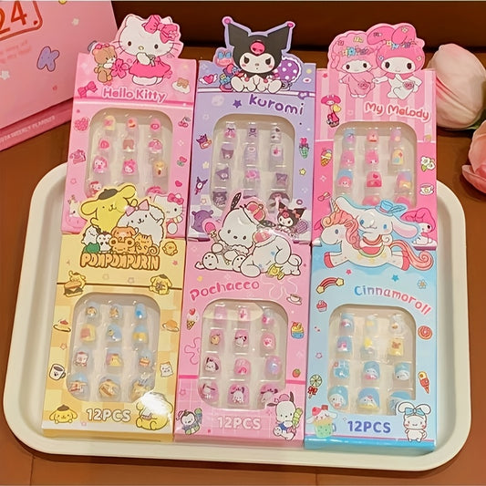 Hello kitty cute babies nails         (Pack of 4)