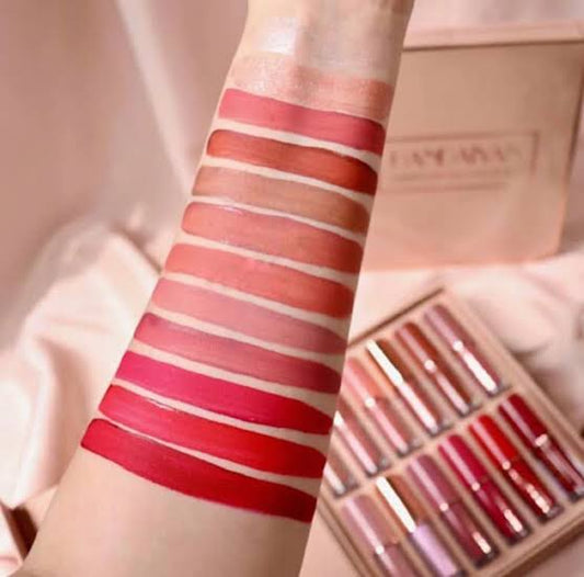 MOCALLURE 12pcs matte lip gloss set