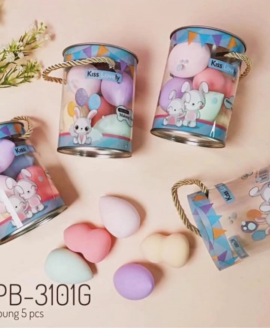 Makeup puffs- kiss lovely blunder box