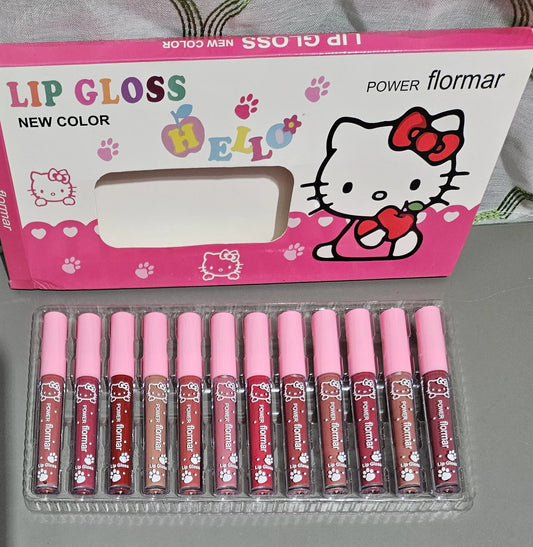 LIP GLOSS MATTE-set of 12pcs