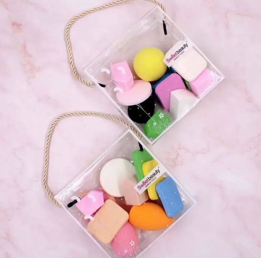 Makeup Blender puff 12pcs bag-sweet beauty